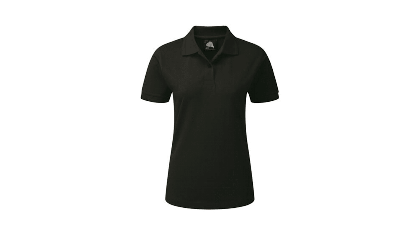 Female black polo shirt store