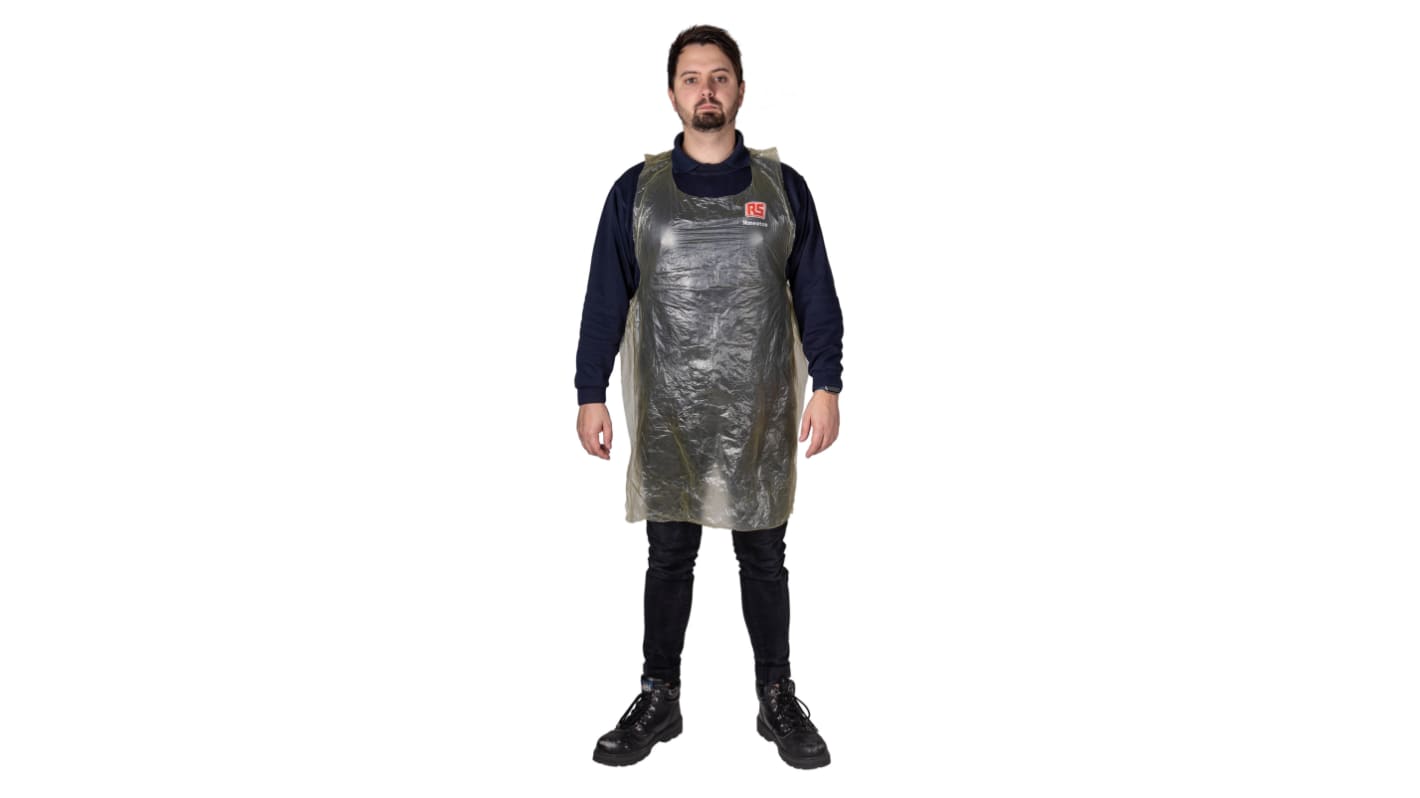 Grembiule monouso Reldeen in Polietilene, Unisex, col. Giallo