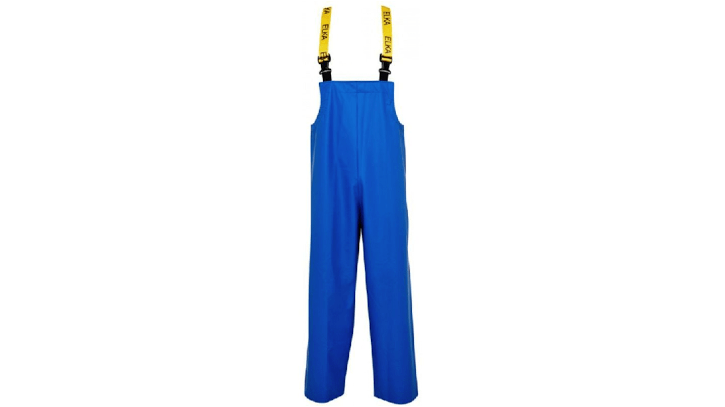 Elka Gb Unisex Wiederverwendbar  Overall Art Latzhose, Größe S Blau, Chemikalienbeständig, flüssigkeitsbeständig