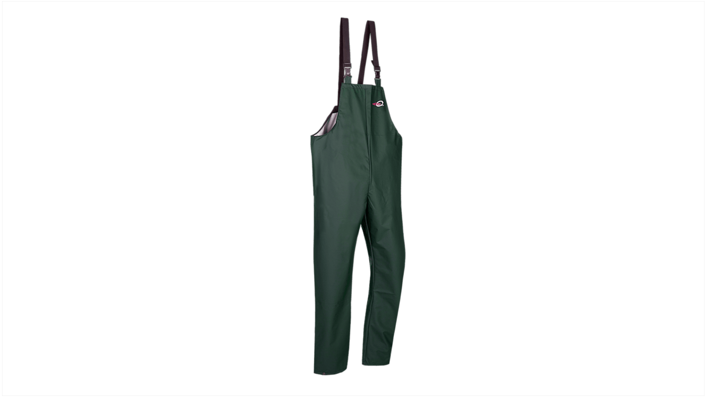 Sioen Khaki Bib & Brace Waterproof, Windproof, Size L