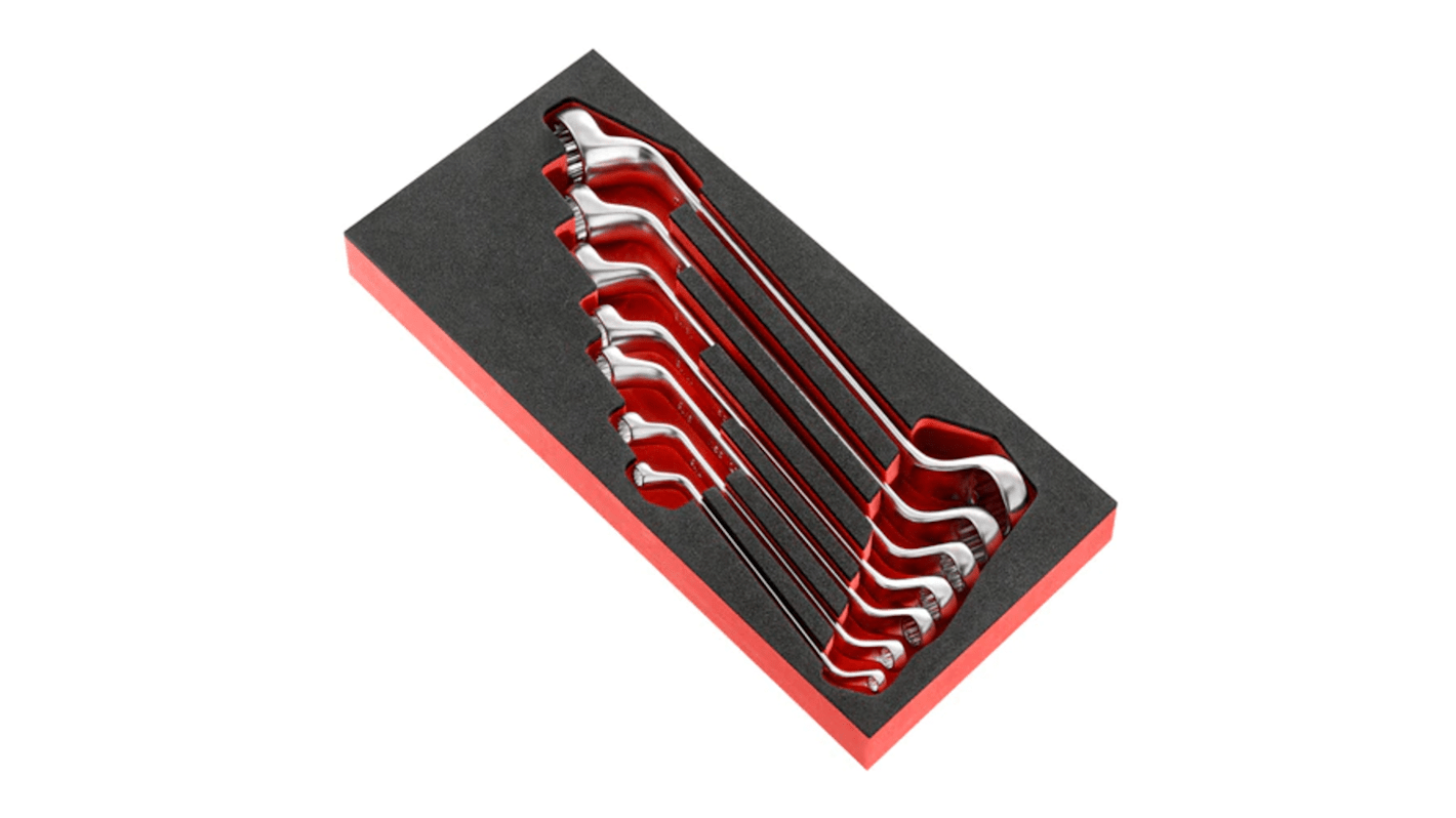 Facom MODM.55 Series 7-Piece Ring Spanner Set, 8 x 9 → 21 x 23 mm