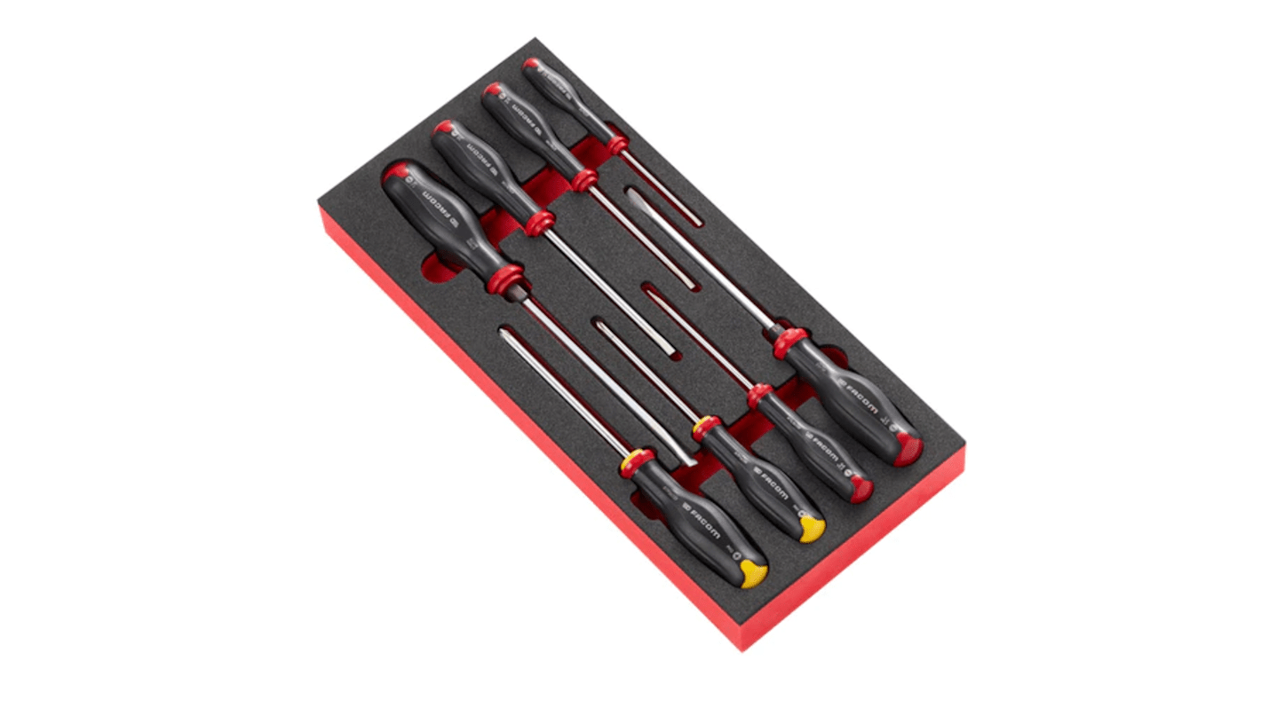Facom Phillips; Slotted Screwdriver Set, 8-Piece