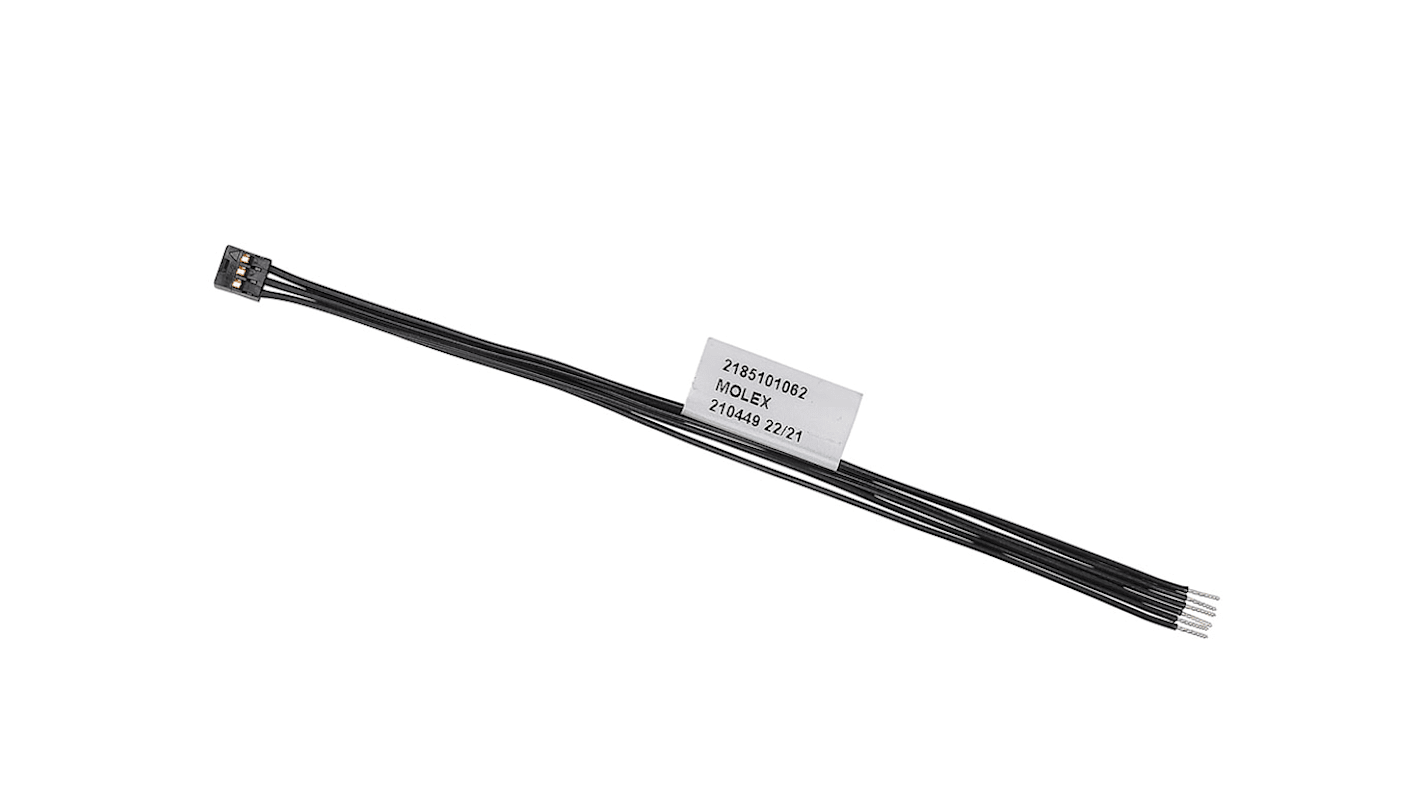 Conjunto de cables Molex Milli-Grid 218510, long. 50mm, Con A: Hembra, 6 vías, paso 2mm