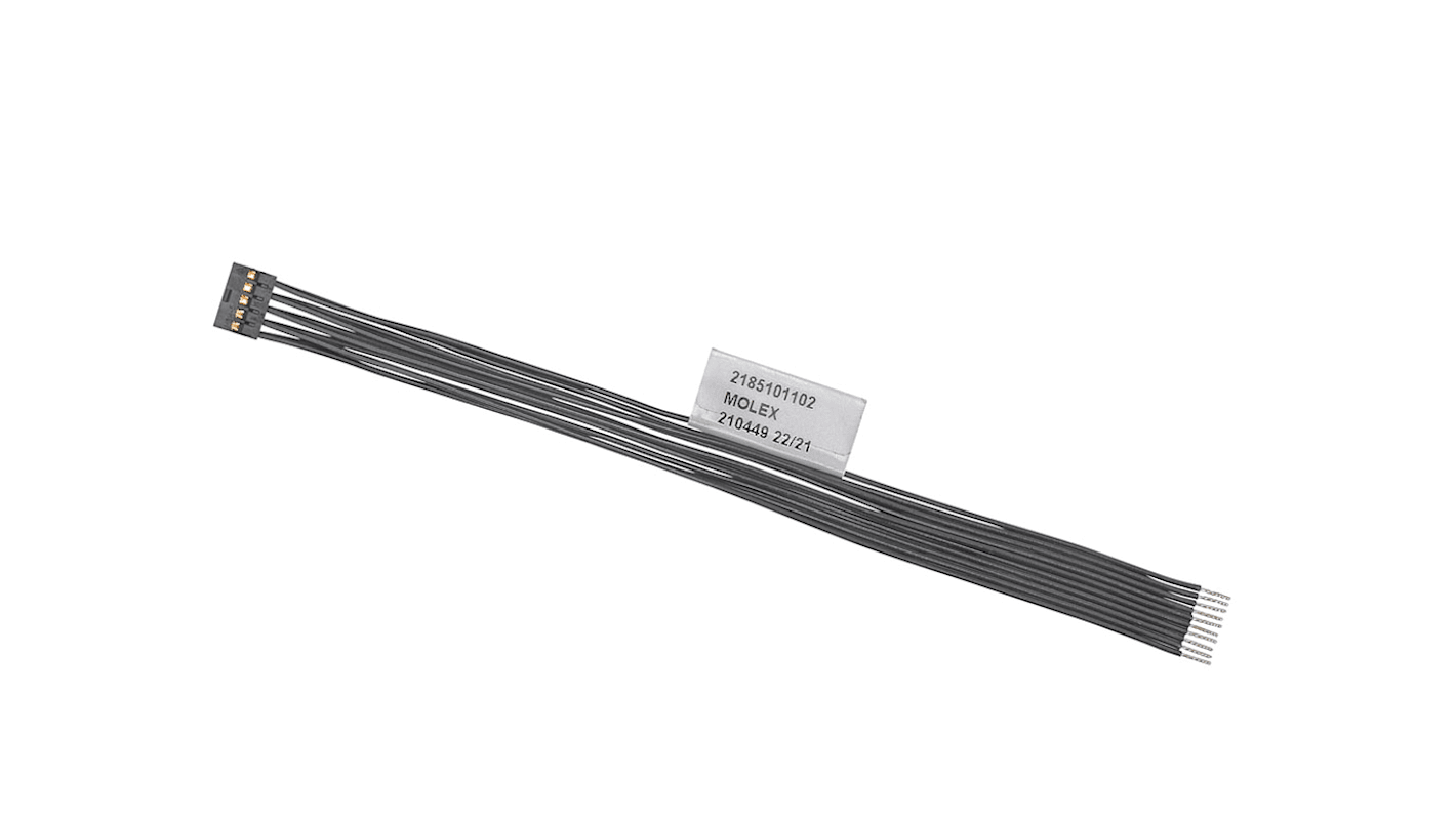 Molex 10 Way Female Milli-Grid Unterminated Wire to Board Cable, 50mm