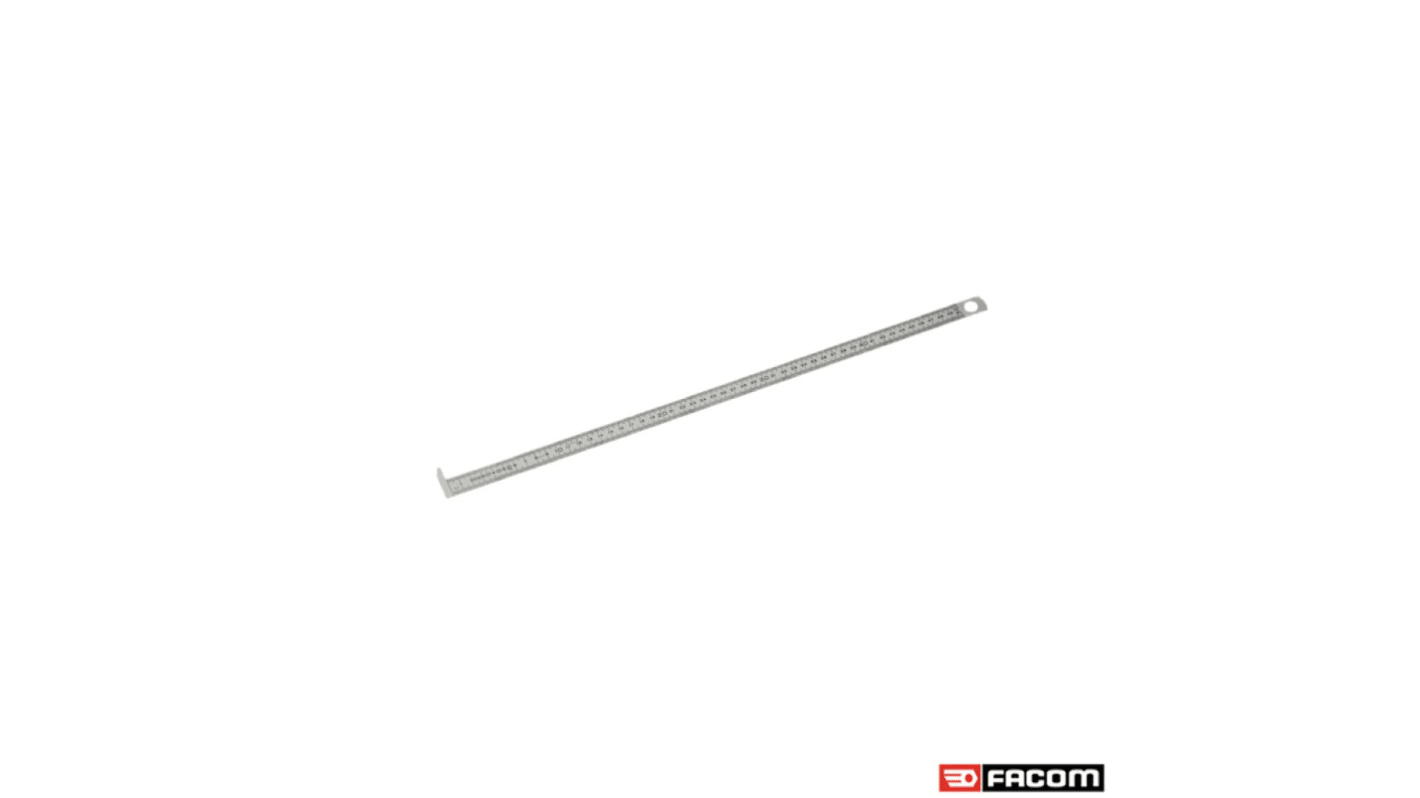 200 MM METRIQUE REGLET INOX AVEC TALON
