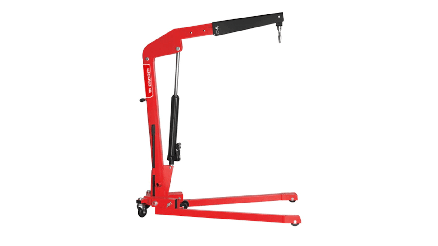 Facom Hydraulic Hand-Operated Jack 1t Capacity, 2500mm Lift Height