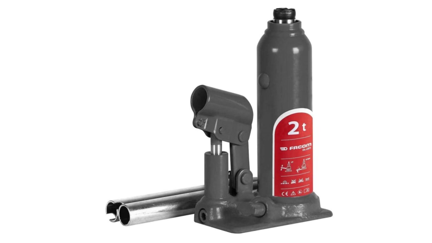 Facom Bottle Jack, 8t Maximum Load