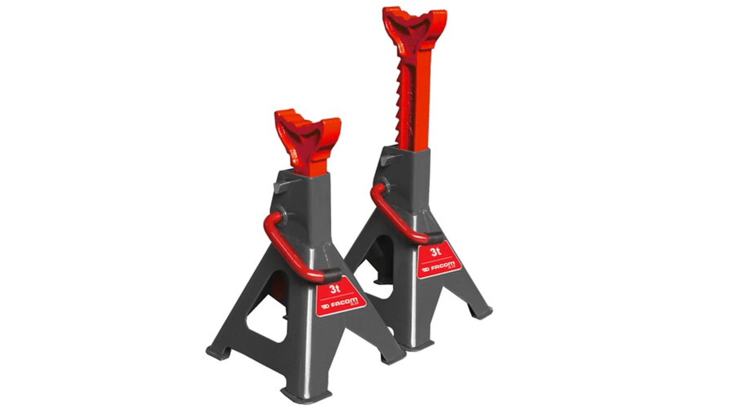 Facom Axle Stand, 3t Maximum Load, 285mm - 430mm Maximum Range