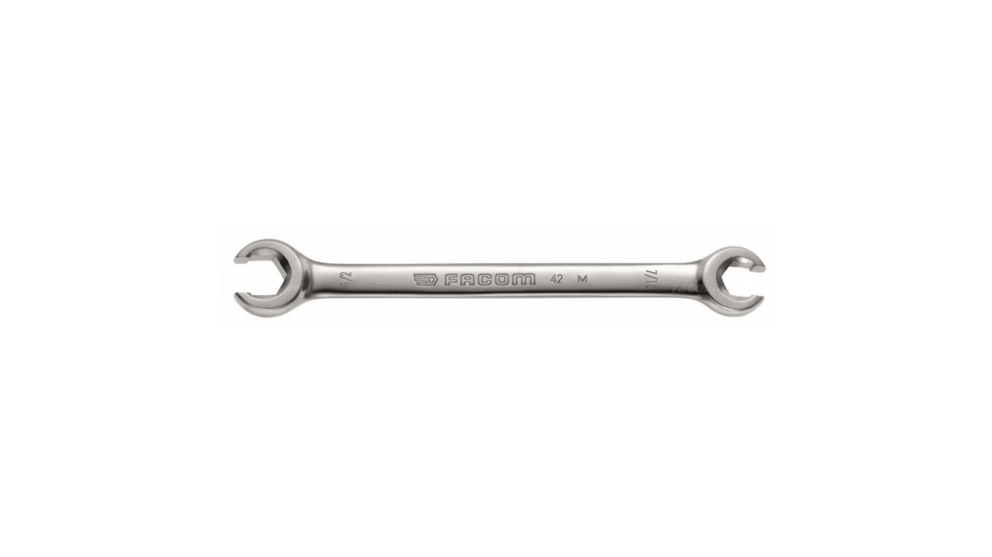 Facom Flare Nut Spanner, 1/8in, Imperial, 300 mm Overall