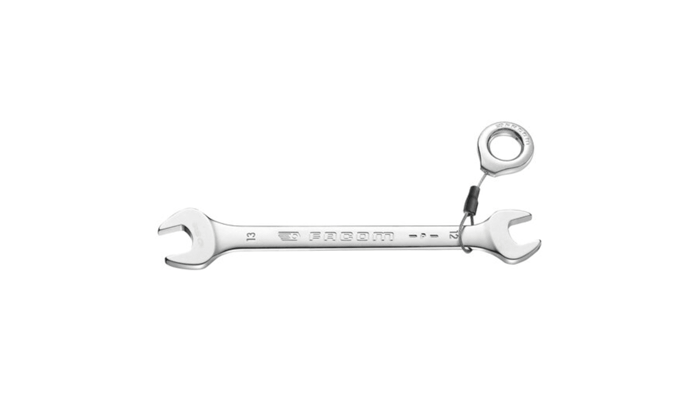 Facom 44 Series Double Ended Open Spanner, 18mm, Metric, Double Ended, 220 mm Overall