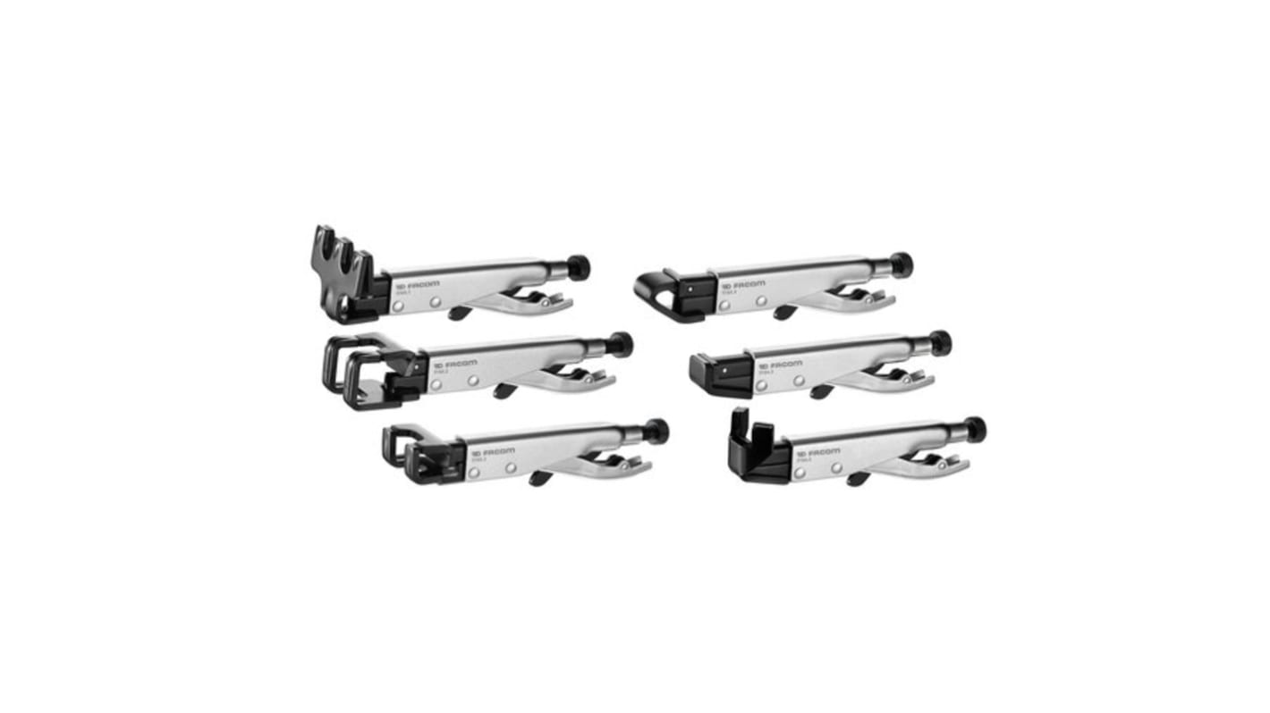 Facom 6-Piece Locking Plier Set, Straight Tip