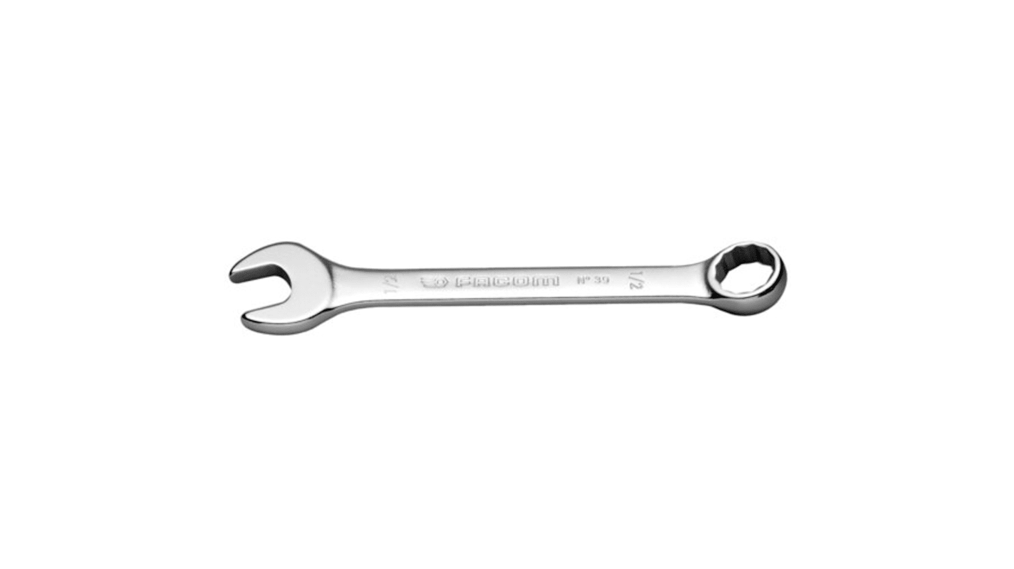 Facom Combination Ratchet Spanner, Imperial, Double Ended, 82 mm Overall