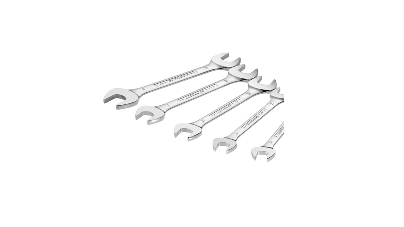 Facom 44.JE Series 12-Piece Open Ended Spanner Set, 6 x 7 → 30 x 32 mm