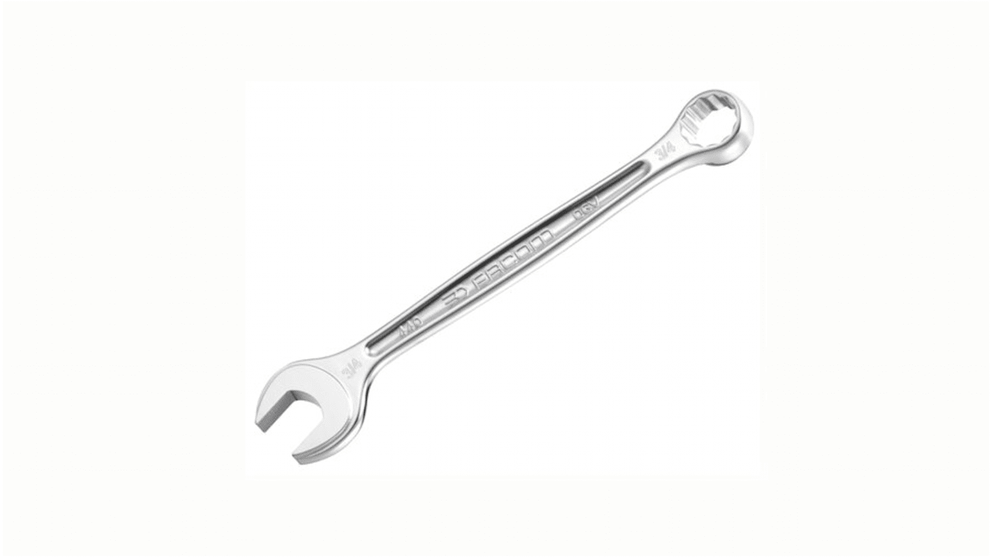 Facom Combination Spanner, 7/16in, Imperial, Double Ended, 155 mm Overall