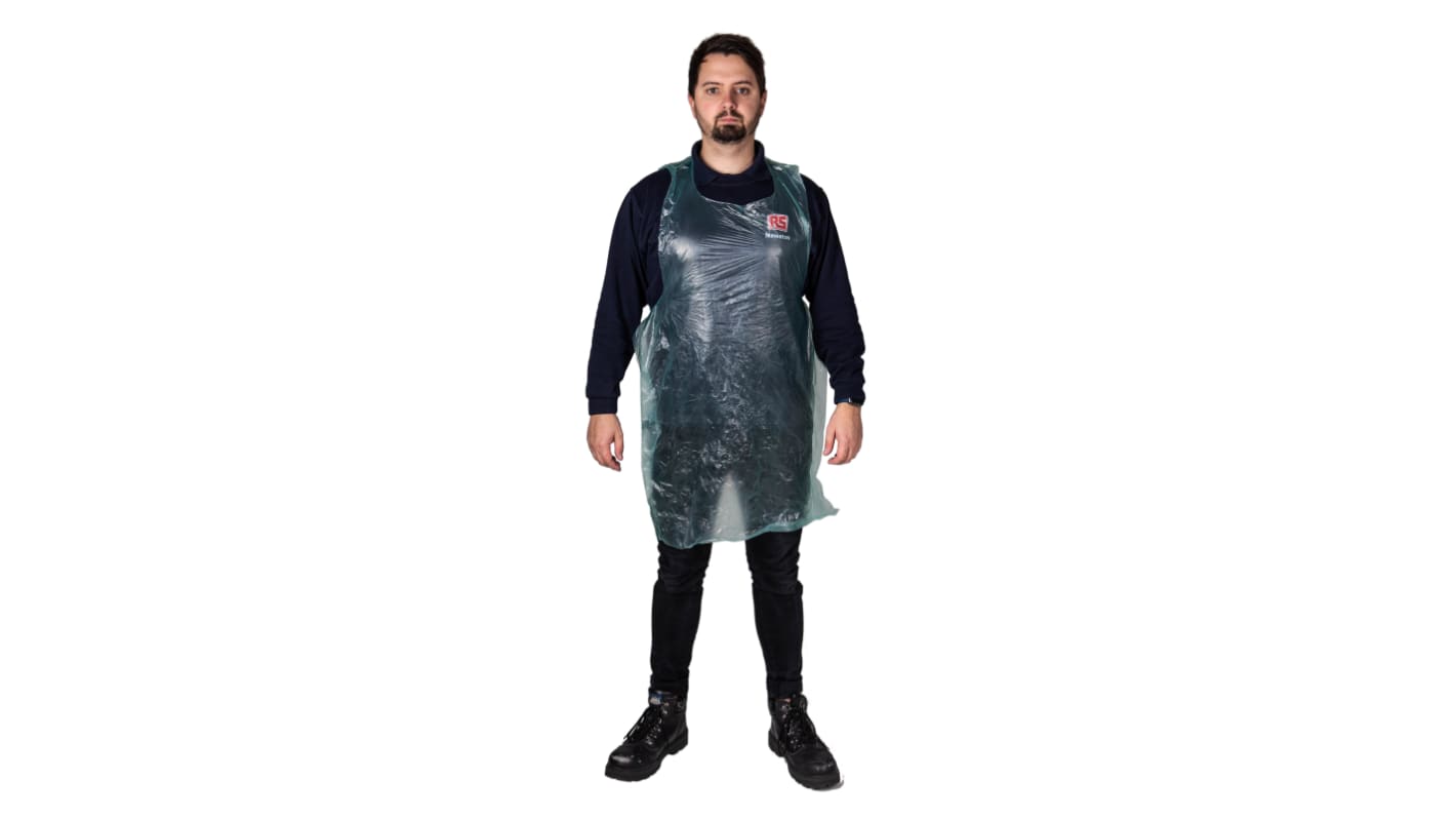 Grembiule monouso Reldeen in Polietilene, Unisex, col. Verde