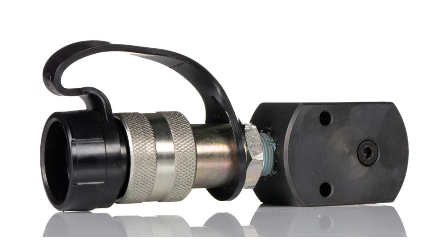 RS PRO Single, Portable Low Height Hydraulic Cylinder, 4t, 16mm stroke