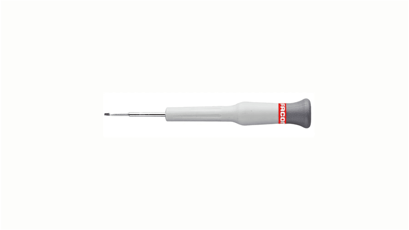 Cacciavite di precisione A taglio 3,5 mm Facom, lungh. lama 75 mm