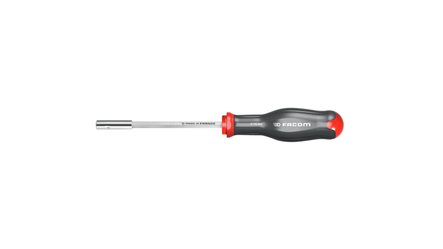 Facom Hexagon Nut Driver, 6.35 mm Tip, 245 mm Overall