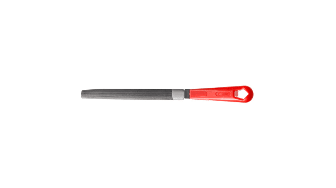 Facom 150mm, Half-Sweet, Half Round Engineers File With Soft-Grip Handle