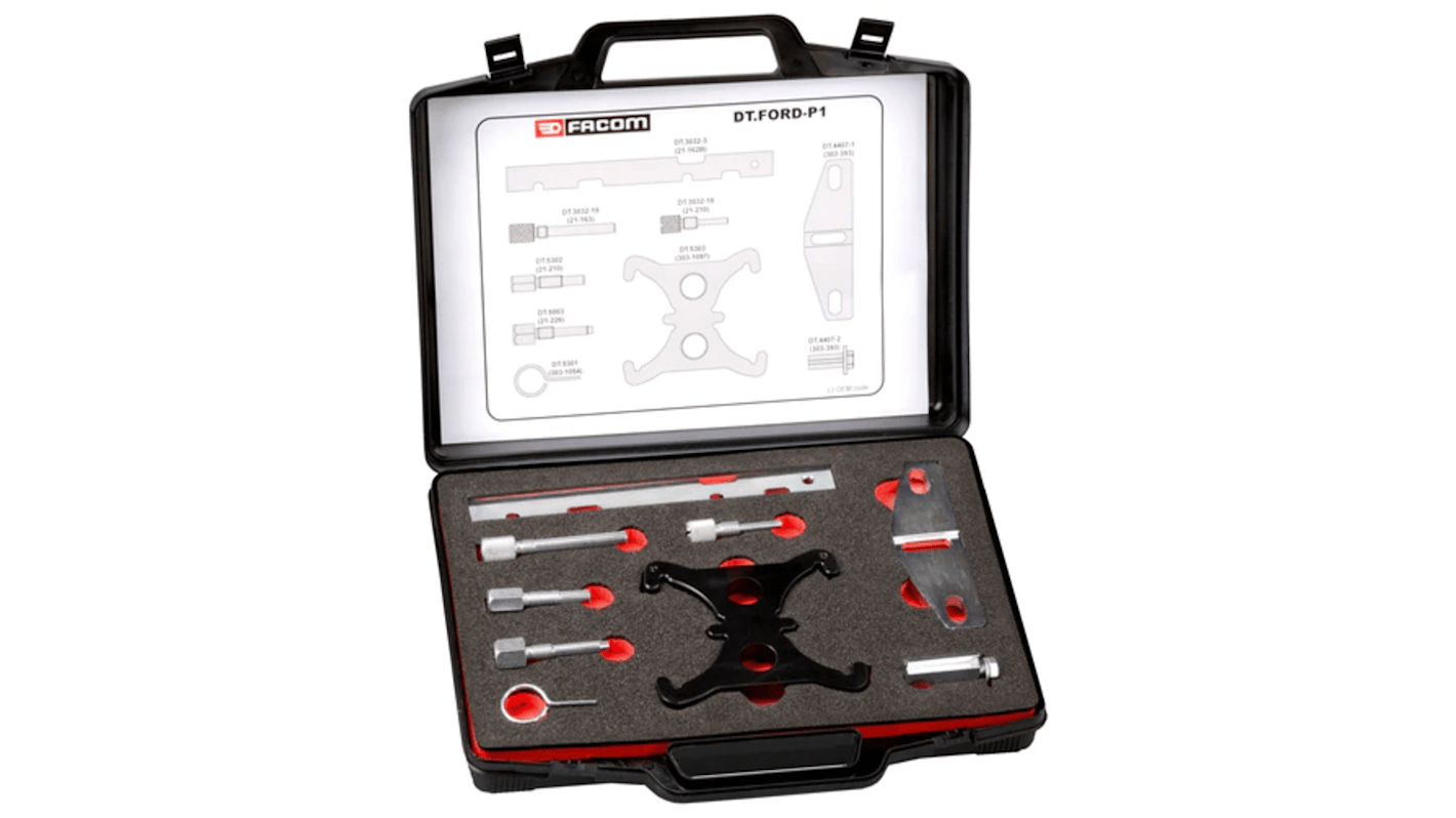 Facom 5 Piece Fiat Timing Kit Tool Kit with Case