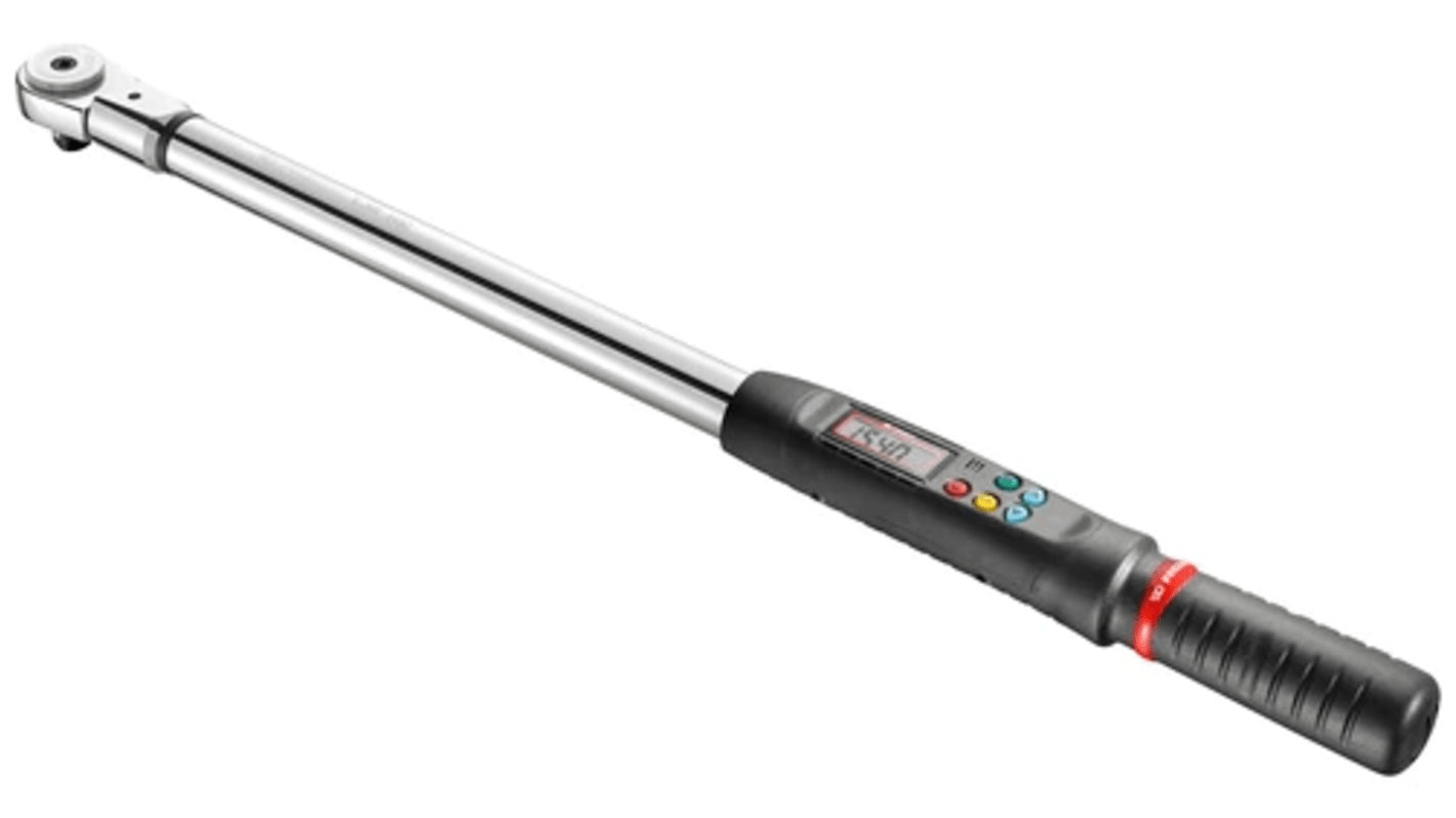 Facom デジタルトルクレンチ, 17 → 340Nm, 1/2インチ, 正方型