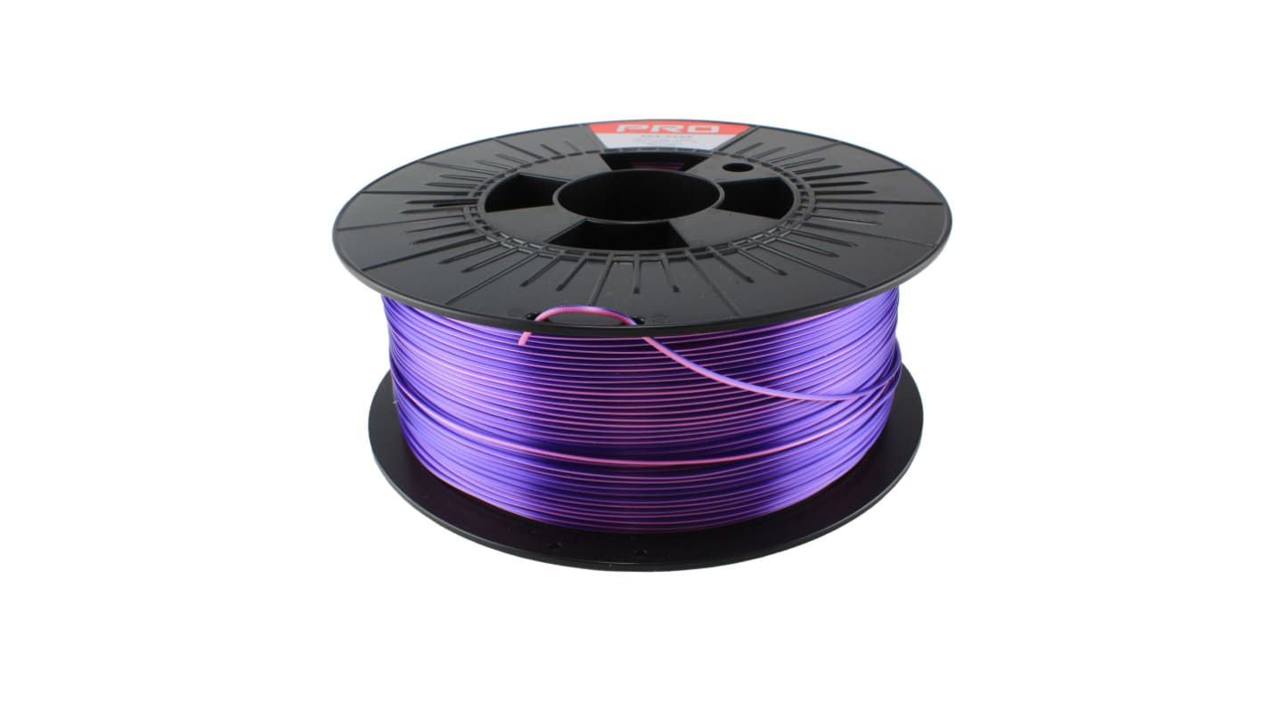 RS PRO PLA Magic 3D-Drucker Filament, Rosa/Violett, 1.75mm, 1kg