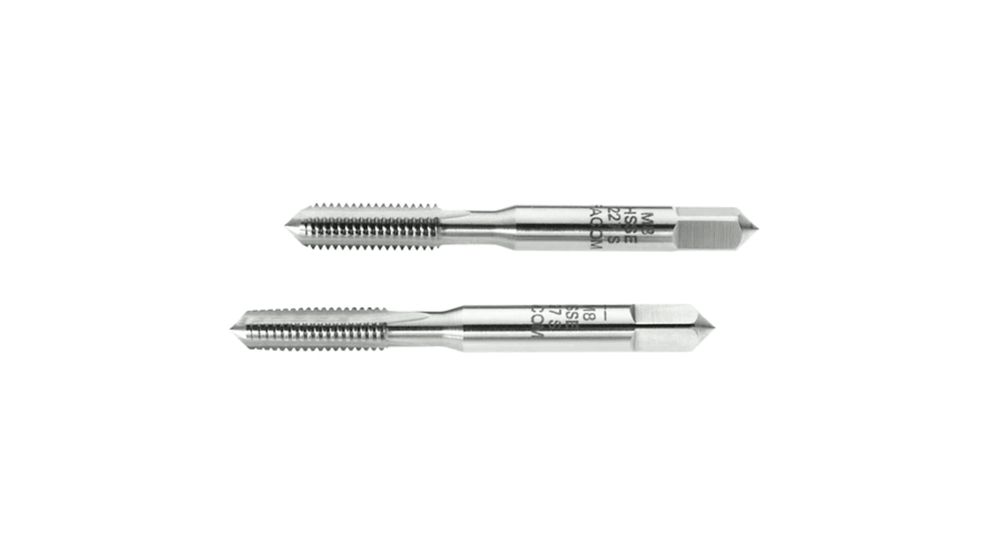 Facom Threading Tap, M8 Thread, 1.25mm Pitch, Metric Standard