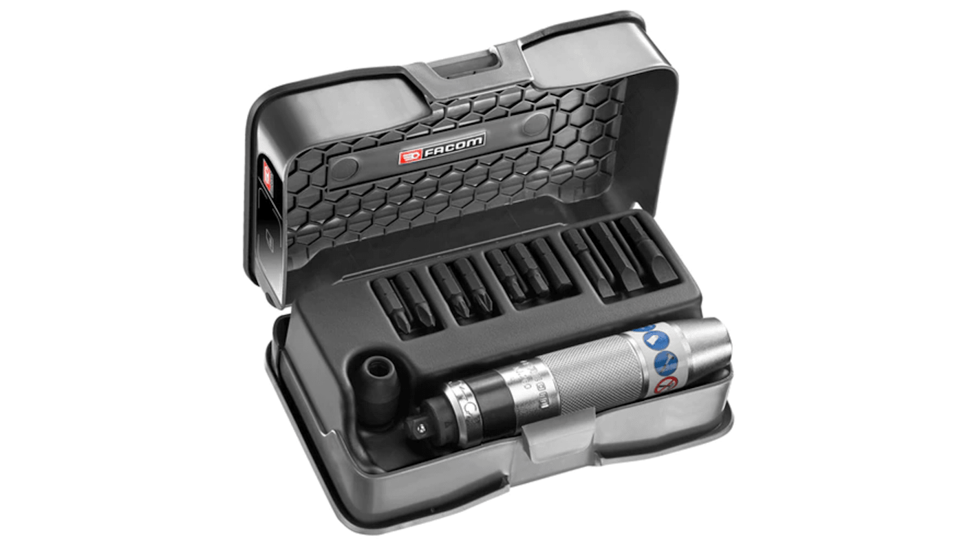 Facom Hexagon, Phillips, Pozidriv, Slotted Screwdriver Bit, 5 - 8, 6.5 - 10, PH2 - PH3, PZ2 - PZ3 Tip
