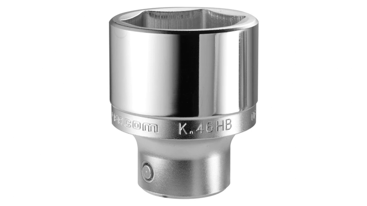 Facom 3/4 in Drive 23mm Standard Socket, 6 point, 52.5 mm Overall Length