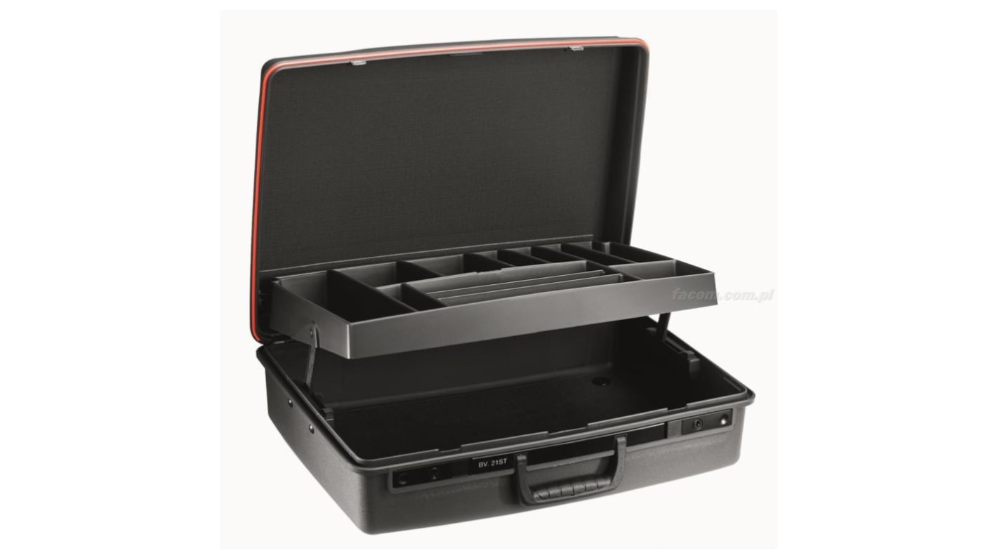 Facom 2 drawers  Polypropylene Tool Case, 530 x 390 x 180mm