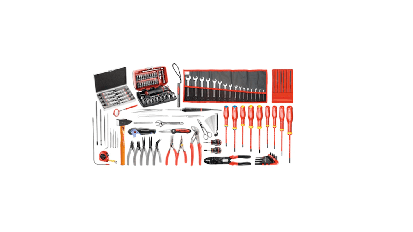 Facom 120 Piece Electro-Mechanical Tool Kit