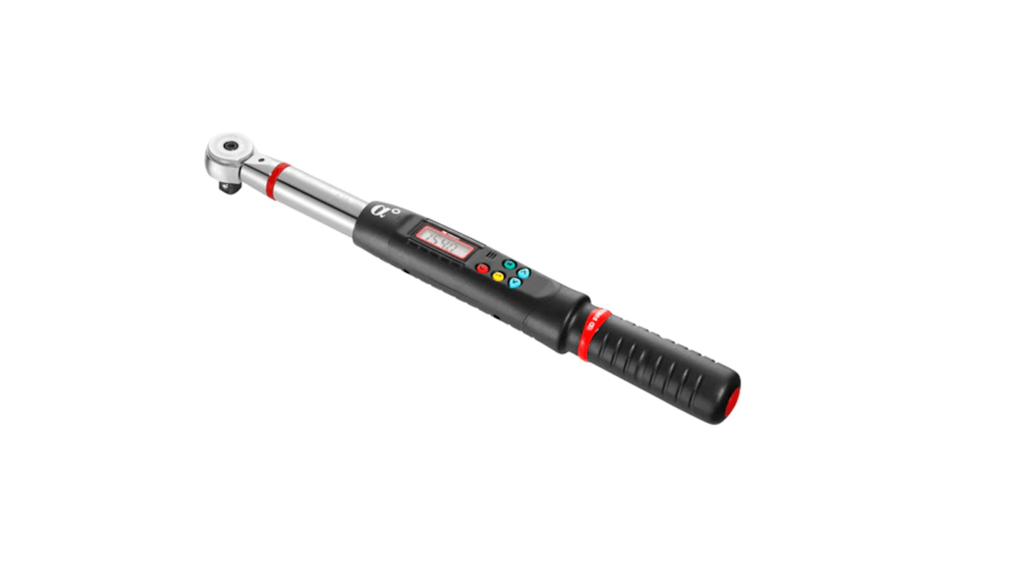 Facom Digital Torque Wrench, 6.7 → 135Nm, 3/8 in Drive, 9 x 12mm Insert