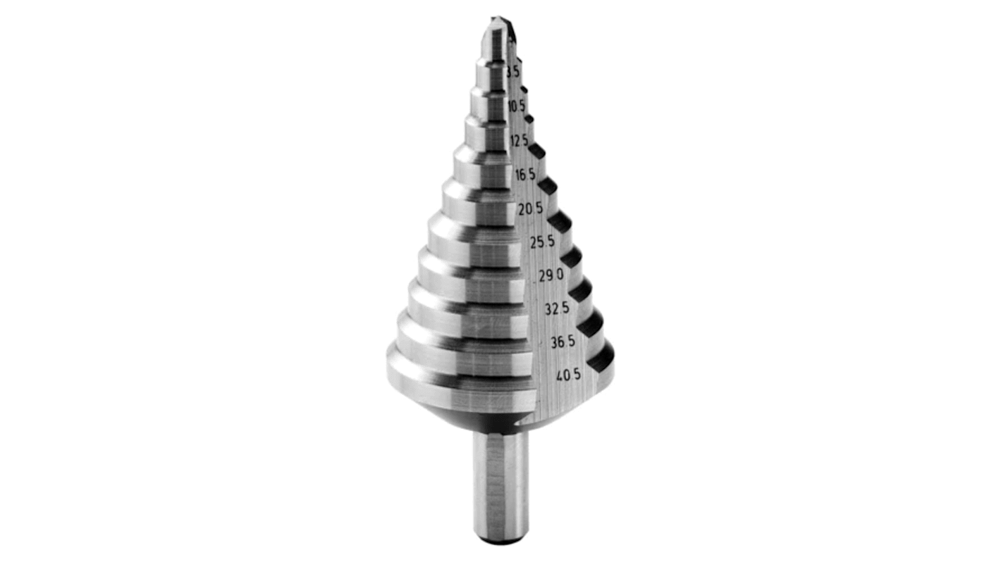 Punta per trapano a gradino Facom, 10 gradini, Ø max 4mm