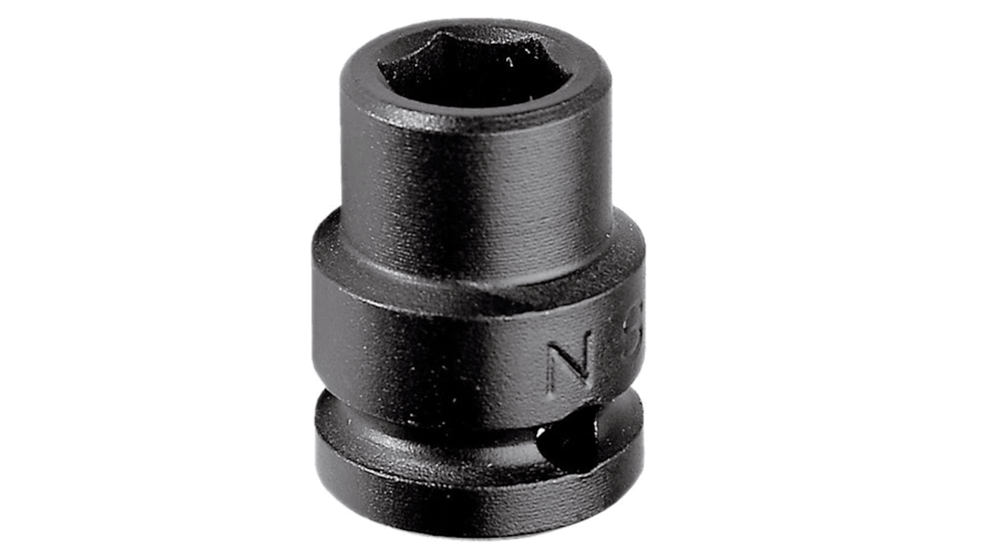 Vaso de impacto Facom perfil Vaso de impacto estándar de 7/16", con cuadrado de 1/2 pulg., longitud 38 mm