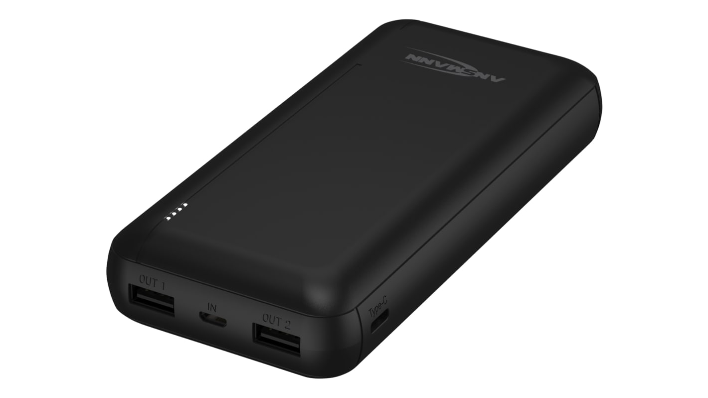 Ansmann Power Bank 20000mAh, 2 x USB