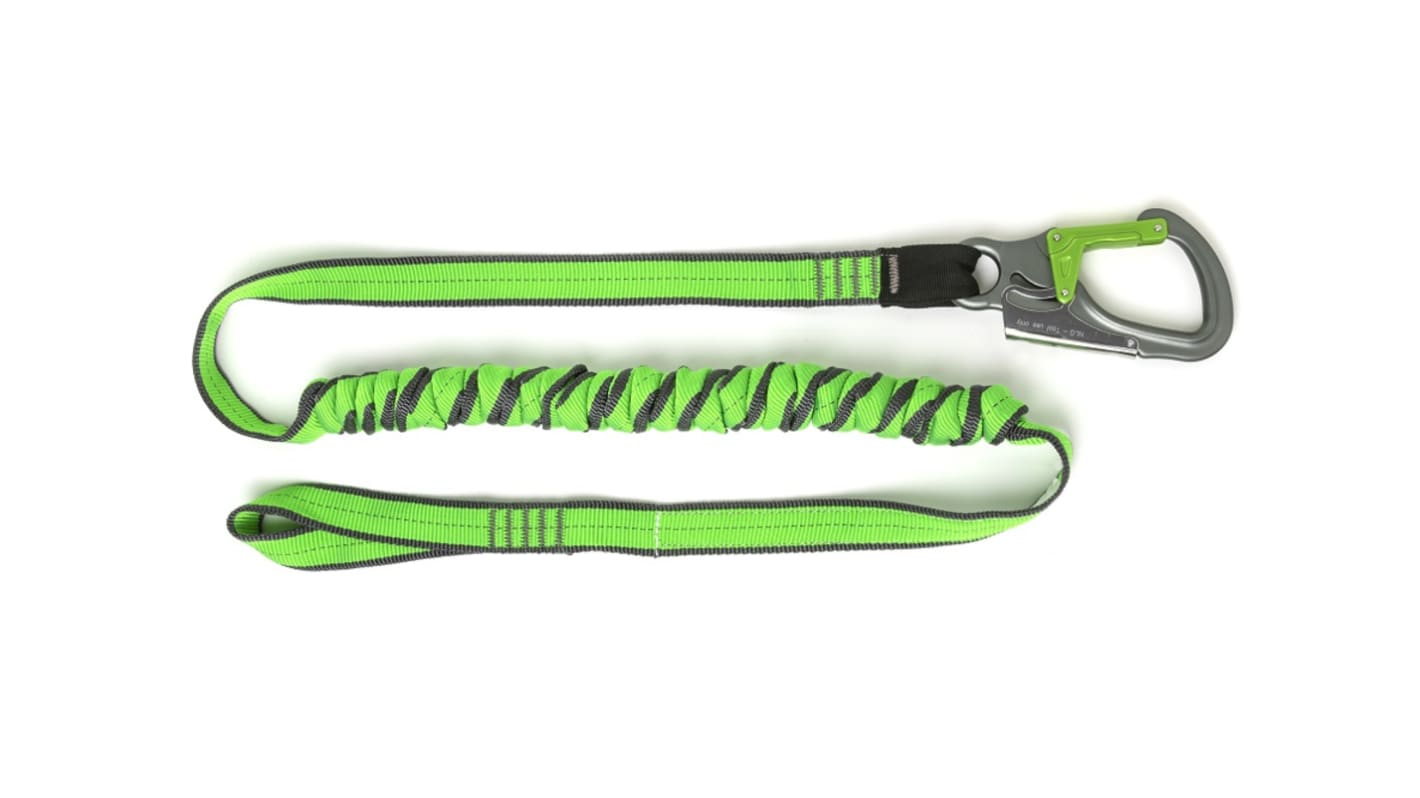 Never Let Go 160cm → 340cm Polyester Webbing/Aluminium Tool Lanyard Lanyard, 20kg Capacity