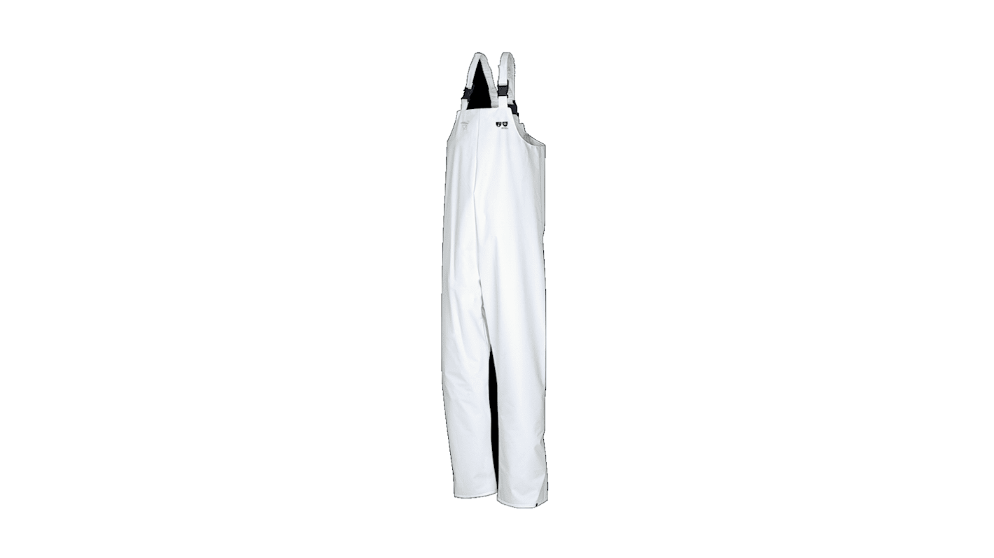 Sioen White Reusable Bib & Brace, X Large