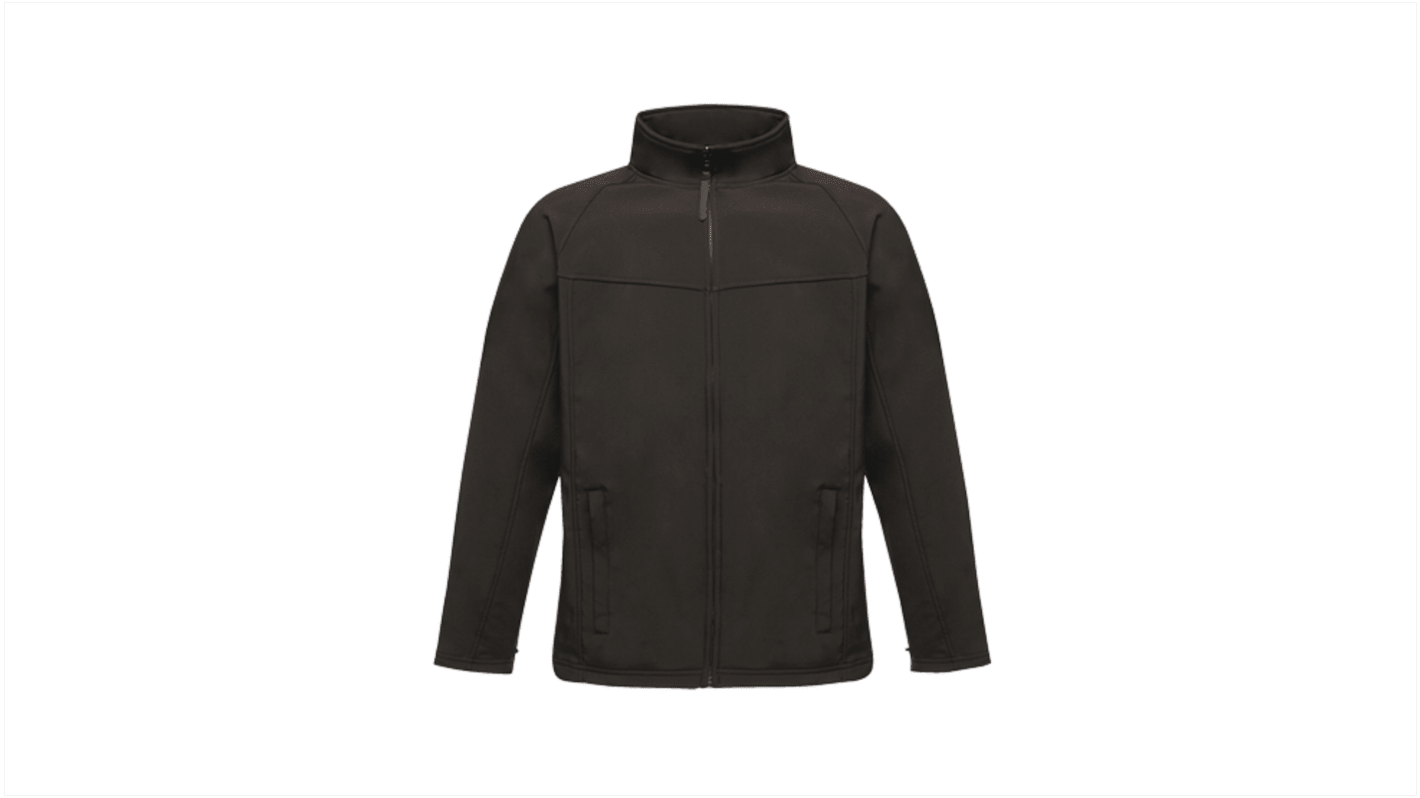 Regatta Professional Men's Uproar Interactive Softshell Jacket Black, Anti-Pill, Flexible Softshell Jacket, L