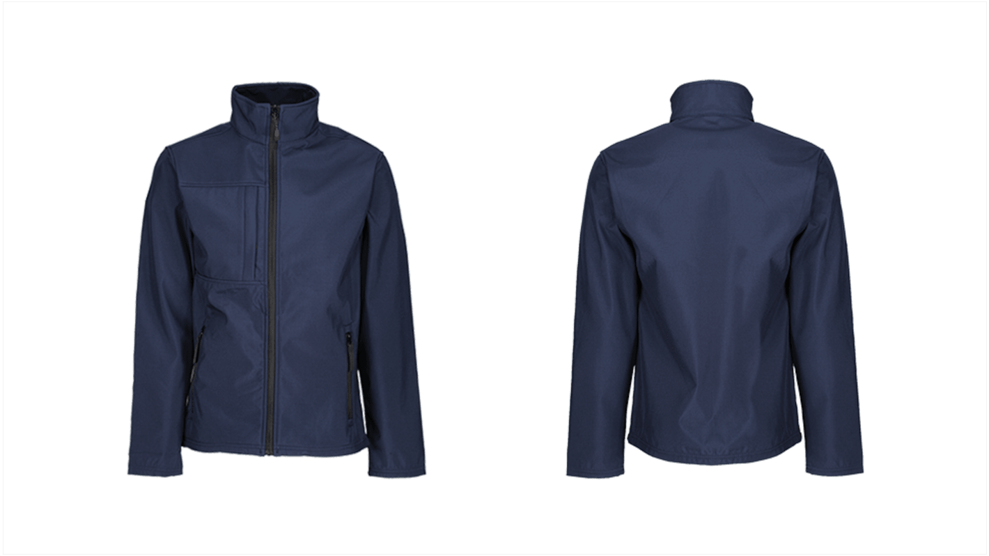 Regatta Professional Men's Octagon II 3-Layer Softshell Jacket Navy, Waterproof, Windproof Softshell Jacket, XXL