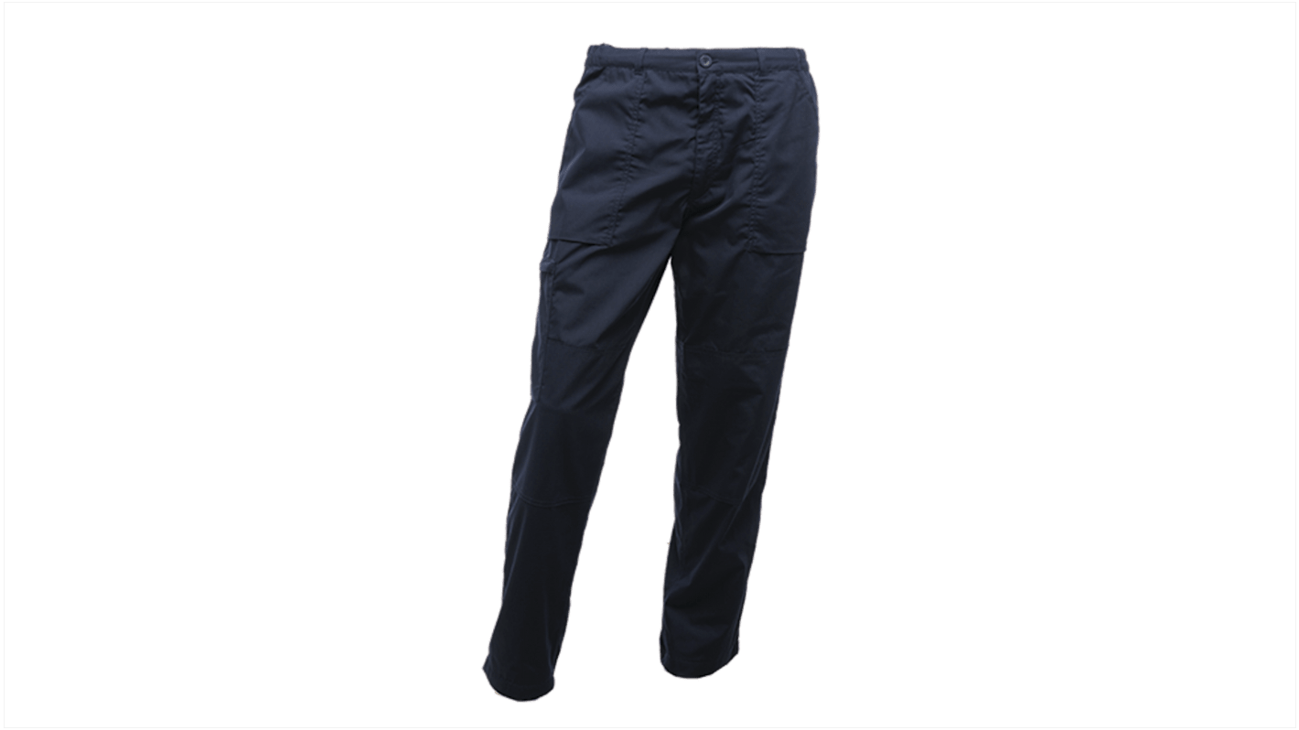 Regatta Professional Men's Lined Action Trousers Navy Men's Polycotton Water Repellent Action Trousers 36in