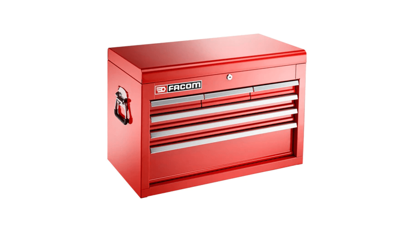 Facom 6 drawer Tool Chest, 438mm x 335mm x 663mm