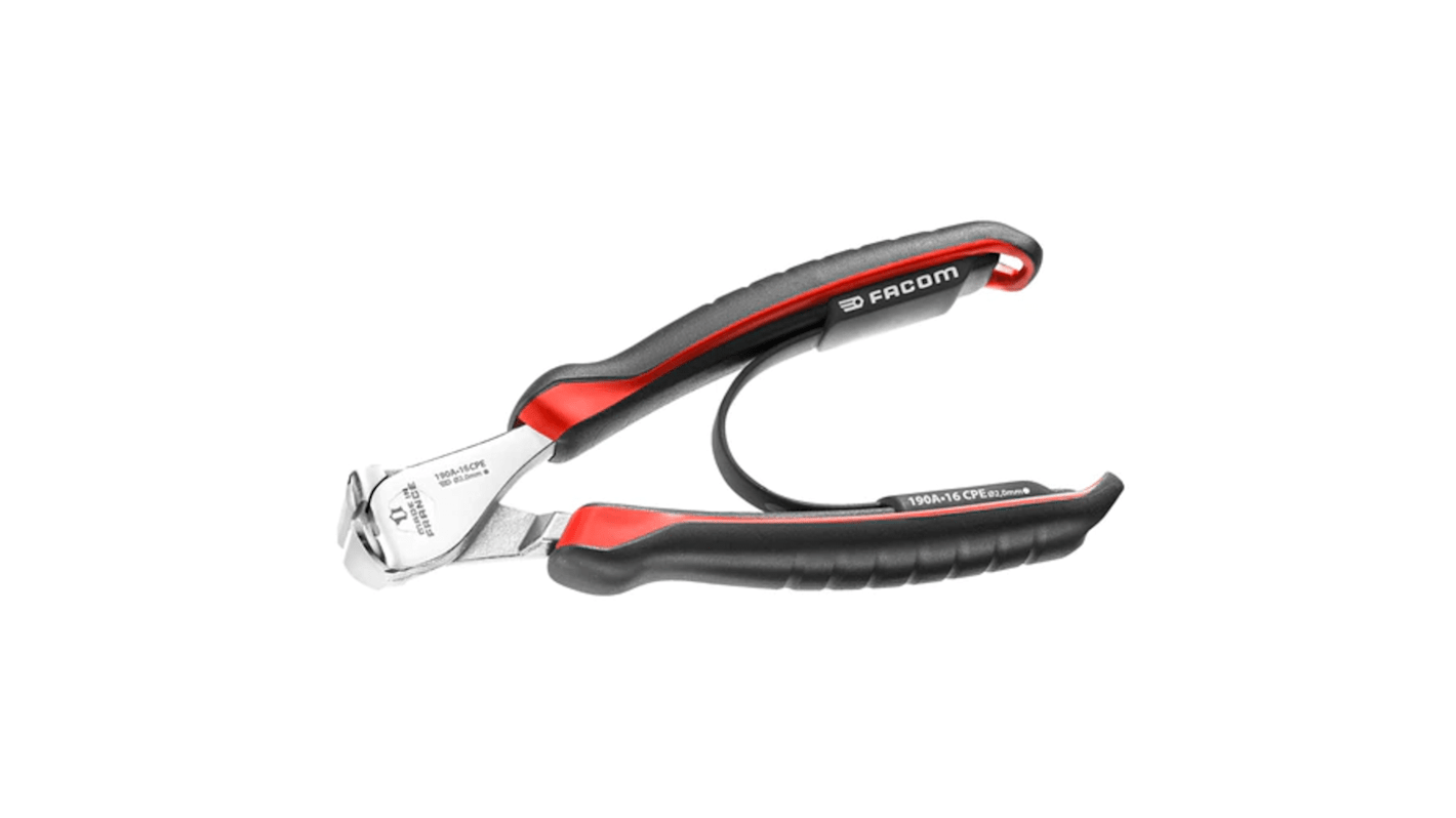Alicates de corte frontal Facom, long. total 160 mm
