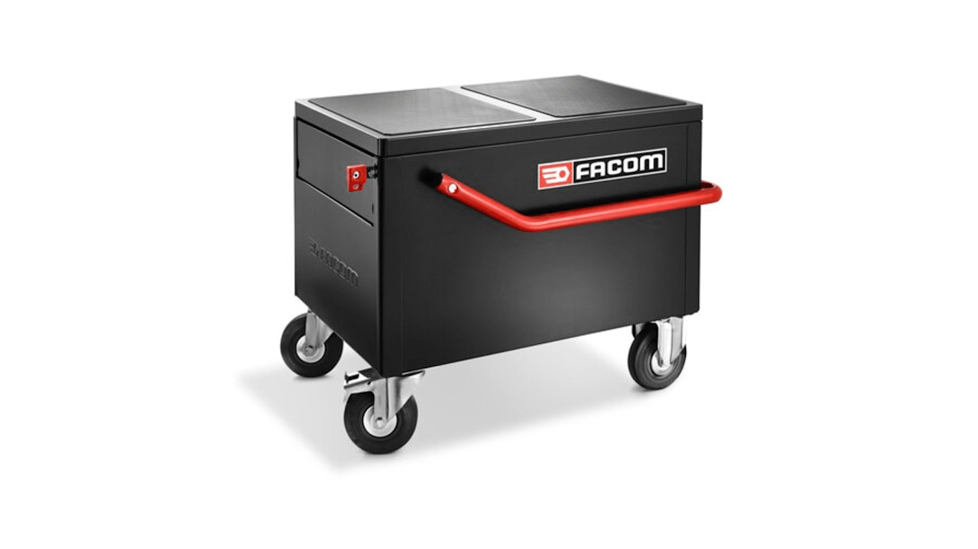 Facom 2 drawer Wheeled Tool Chest, 550mm x 512mm x 670mm