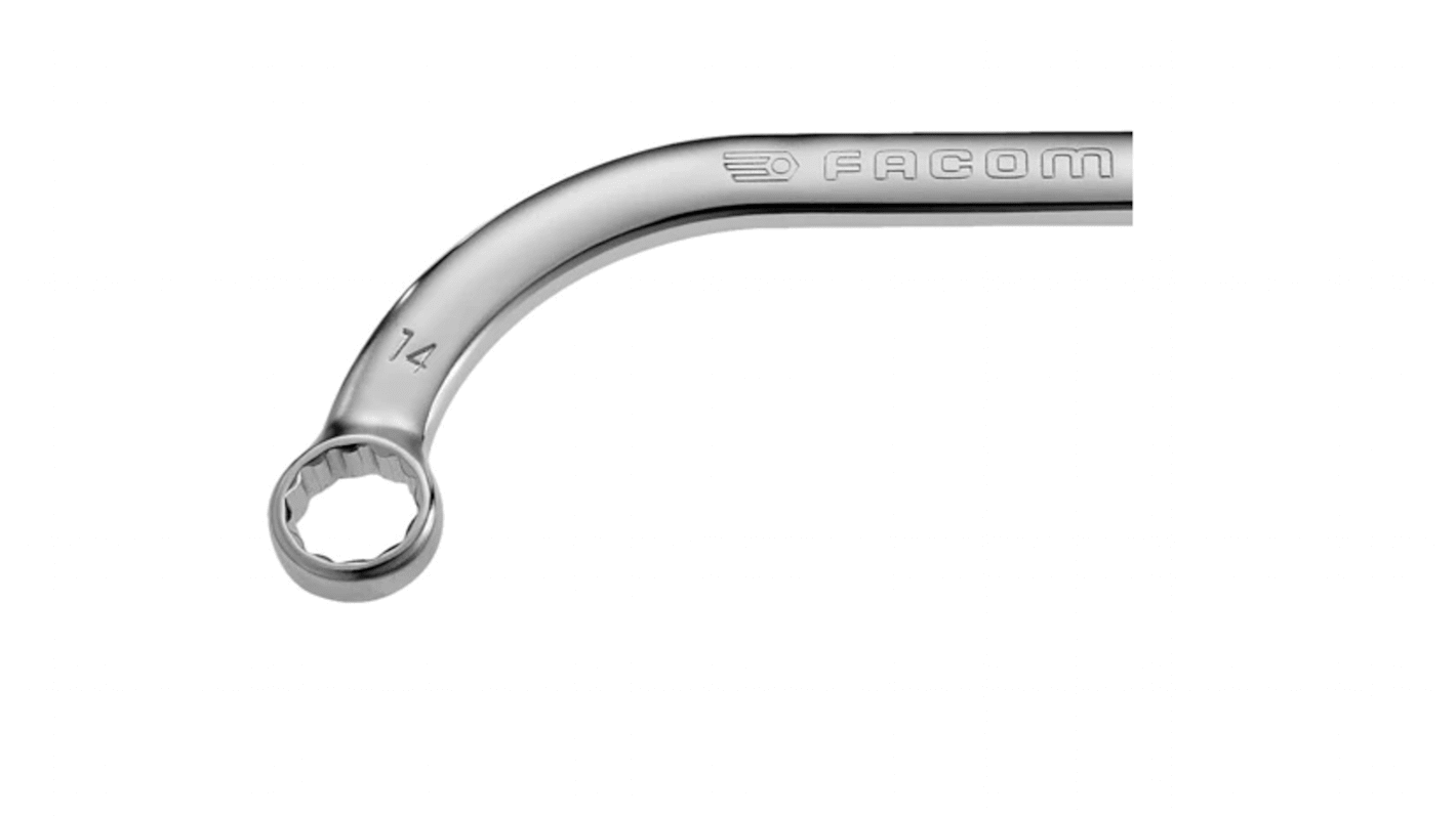 Facom 57 Series Ring Spanner, 14mm, Metric, Double Ended, 184 mm Overall