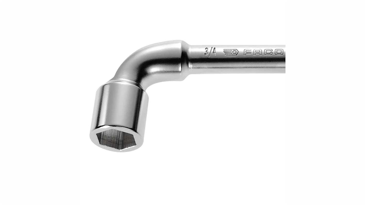 75.38 Facom Hex Tubular Box Spanner Set 38 mm Tip 390 mm Overall RS