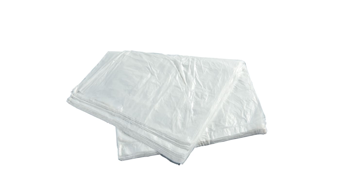 Cromwell Polythene White Recycled MDPE Bin Bag, 30L Capacity, 0.011mm Thickness, 1000 per Package