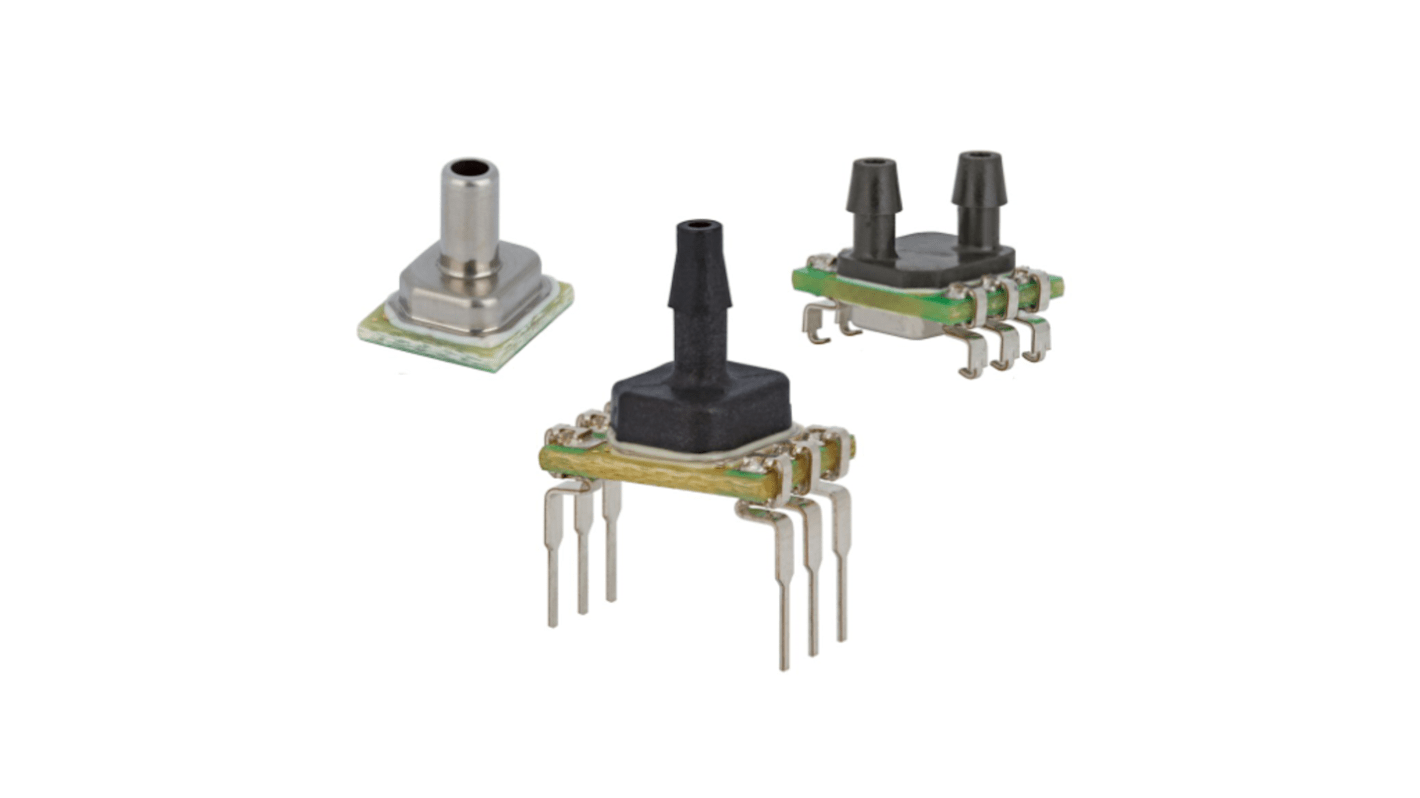 Honeywell Piezoresistive Pressure Sensor, 6.89476kPa Operating Max, Surface Mount, 3-Pin, 1206.58kPa Overload Max, SMT