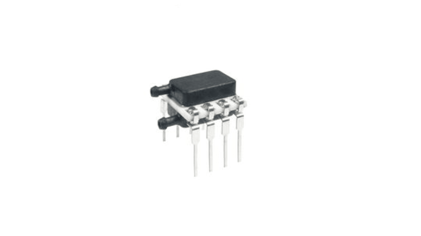 Honeywell Piezoresistive Pressure Sensor, 6.89476kPa Operating Max, Through-Hole Mount, 8-Pin, 1034.21kPa Overload Max,