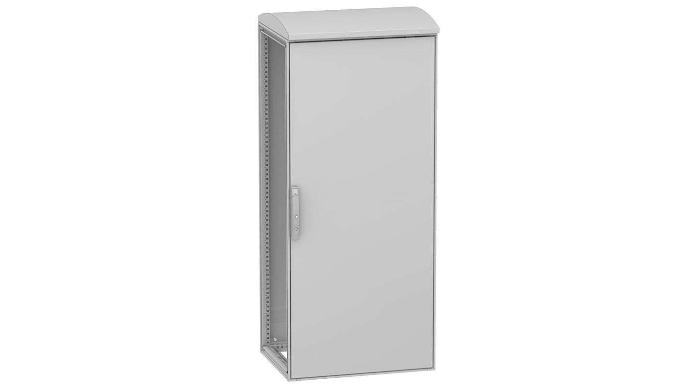 Schneider Electric NSYSFHD Series Steel Single-Door-Door Floor Standing Enclosure, Opaque Door, IP55, 1263 x 600 x 430mm