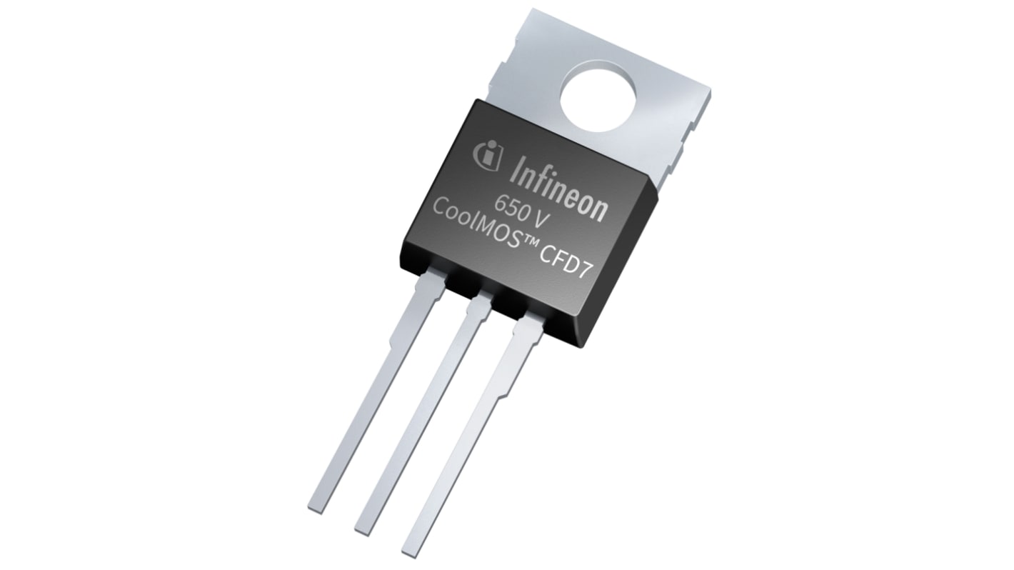Infineon CoolMOS™ IPP65R190CFD7XKSA1 N-Kanal, THT MOSFET 700 V / 12 A, 3-Pin TO-220